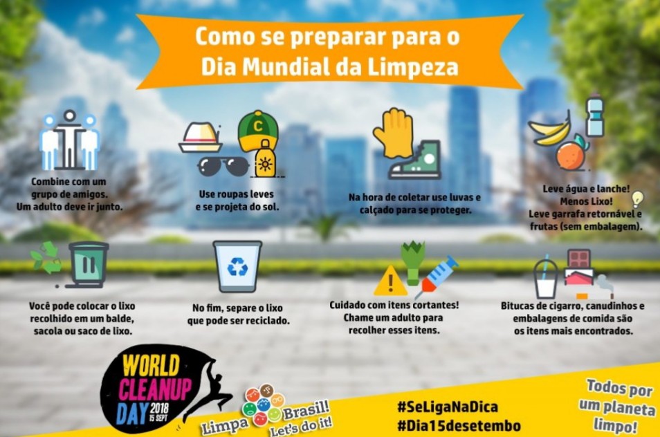 Prefeitura de Porto Nacional organiza diversas ações para o Dia Mundial da Limpeza que acontece de 10 a 15 de setembro 2