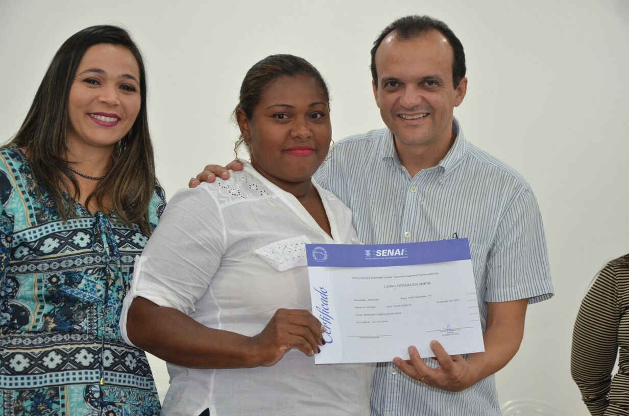 Prefeitura de Porto Nacional realiza formatura dos beneficiários do Programa Minha Casa Minha Vida nos cursos de qualificação do Senai 4